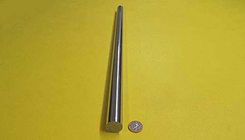 Chrome Plated 1566 Carbon Steel Hardened Precision Shaft 1.00" Diameter x 24" Long 1 pc