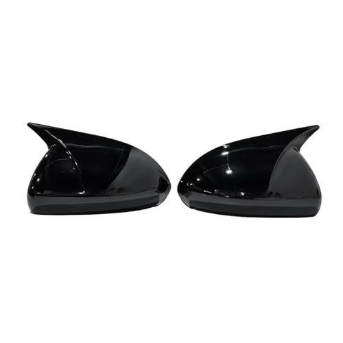 Coques de rétroviseur extérieur Vauxhall Corsa D E 2006-2019 ABS noir