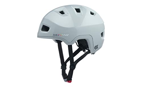 14 aperture di ventilazione Cratoni C- Root, Caschi Unisex Adulto, Silverfrost glänzend, M
