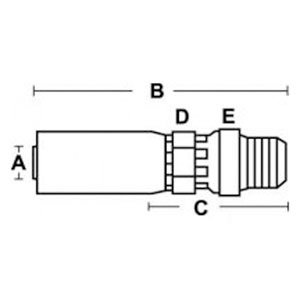 HC-MPX Male NPTF Pipe Swivel Straight Part No: A-MPX-16-16