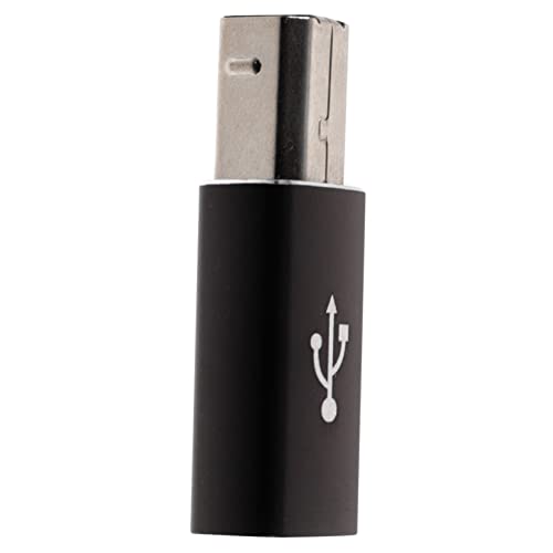 GLSTOY Typec Adapter Cable Useful Printers Adapter Stereo Piano Cable Adapter Piano Headphone Adapter Piano USB Adapter USB to Midi Adapter Audio Conversion Connector Black Aluminum Alloy