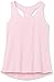Amazon Essentials Women's Studio Relaxed-Fit Racerback Tank, Pink, Large