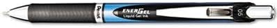 Miniatura 4 de EnerGel RTX Roller Ball Bolígrafo de gel retráctil, aguja, violeta, tinta verde media/punta media/barril negro/gris/punta cónica