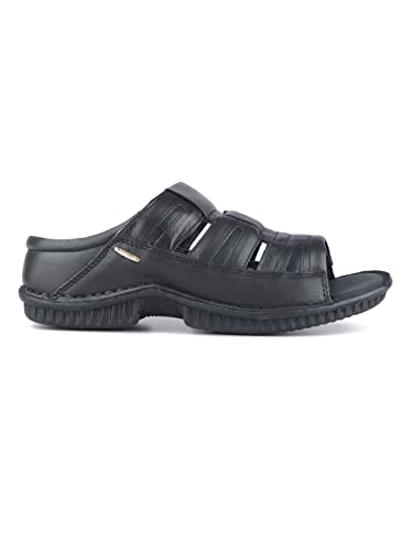 Image of Red Chief Genuine Napa Leather Casual Slip-On Slipper for Men | RC7014