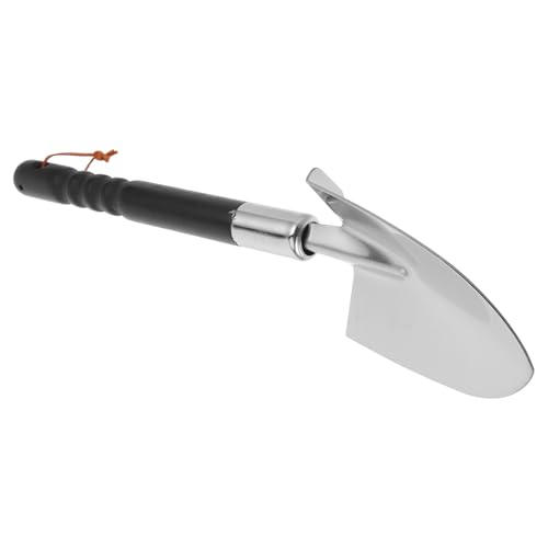 BESPORTBLE Pelle à Cendres en Acier Inoxydable 48 Cm pour Poêle à Bois et Barbecue, Pelle à Poussière Robuste pour Cheminée et Foyer Extérieur, Outil de Nettoyage Cendres Charbon Polyvalent