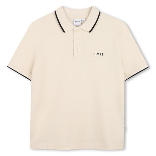 BOSS Kids Logo Polo Baby Short Sleeve Sand 4 Years