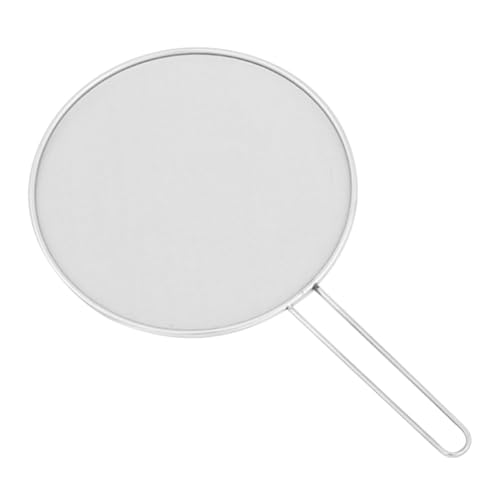 BYYLECL Paraschizzi, paraschizzi per padella, paraspruzzi in acciaio inox, filtro a prova di olio per cucinare o friggere, manico da 29 cm