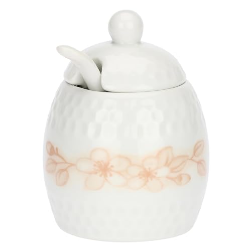 THUN - Mini zuccheriera con cucchiaino - porcellana - Collezione Bomboniera - 50 ml - 6.8 x 9.5 cm