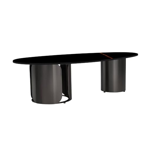 Image of Wakefit Preanger Coffee Table I Marble Finish I Vitrified Tile Top I St. Laurent