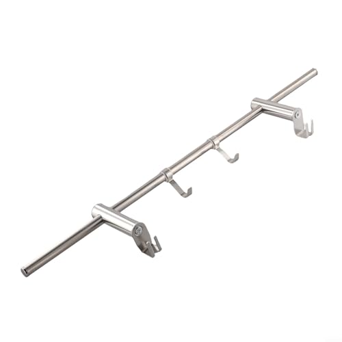 Yhenlovtt Toallero de acero inoxidable para radiador, tendedero flexible, 10 kg de capacidad de peso para baño, con diseño de secado para una fácil instalación (50 cm)