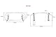 Puig 6320W Spoilerscheibe Clip-on, Transparent, no especificado
