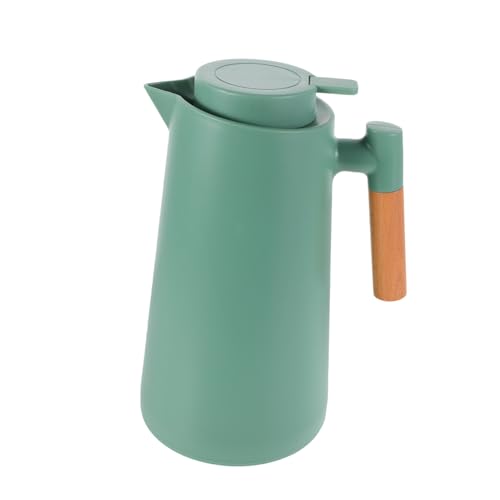 Alipis Jarra Térmica Dispensador De Agua Caliente Jarra De Café Aislada Guardián Del Café Jarra Aislada Jarra De Cafe Jarra De Agua Junto a La Cama Jarra Con Pico Olive Green El Plastico