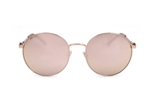 JIMMY CHOO-Kat/G/Sk 0Ddb/Sq Round Sunglasses Gold Copper Multilayer Gold2