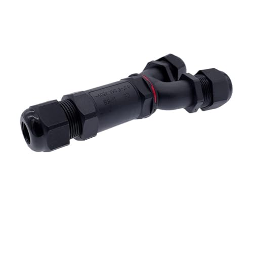 TSIOHKBS Y-type wire plug 2pin 3pin 4pin 5pin waterproof cable connector IP68 gland sleeve connectors 3-way quick tee connector(Y-4)
