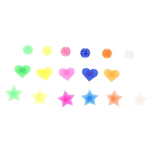 108pcs Plastic Bead Clips for Bike Wheels Decorative Beads with Star Heart and Shapes Durable and Easy Clip Design for Bicycle Accessories