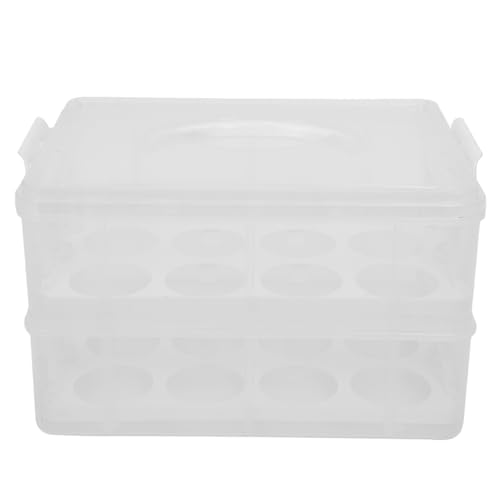 BEBEMOKO Clear Cake Carrier for Cake Box with Preservation Function for Desserts Cupcakes and Pastries Stylish Two Design Holds Cupcakes