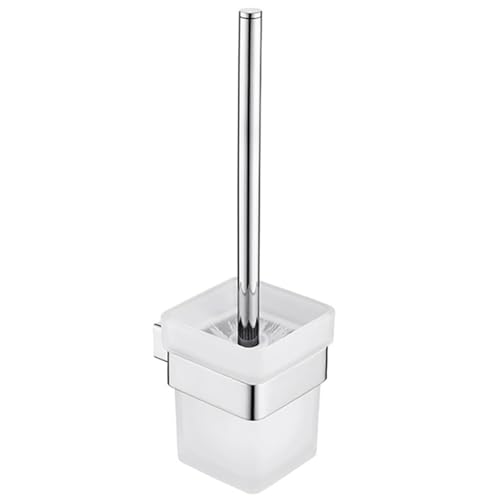 escobilla baño Toallero de Acero Inoxidable Cromado Pulido, Soporte for Cepillo Inodoro, Gancho for Barra Papel montado en la Pared, Accesorios baño(Toilet Brush Holder)