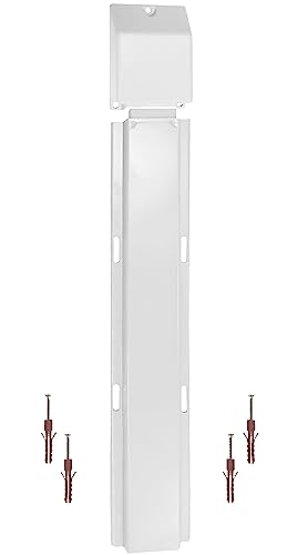 Cubierta de cable blanco BT Openreach 25 y pasacables 101A para pared exterior de teléfono