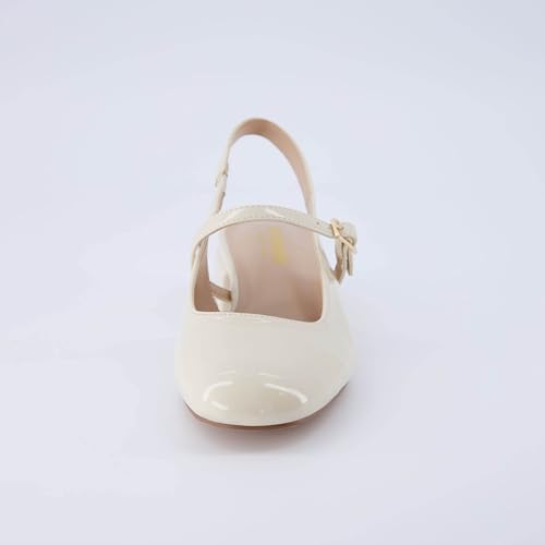 CUSHIONAIRE Women's Gogo Round Toe Mary Jane Dress Shoe +Memory Foam, Wide Widths Available3