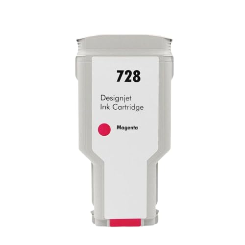 Cartouche d'encre 728 magenta 300ml pour imprimante DesignJet T730 T830