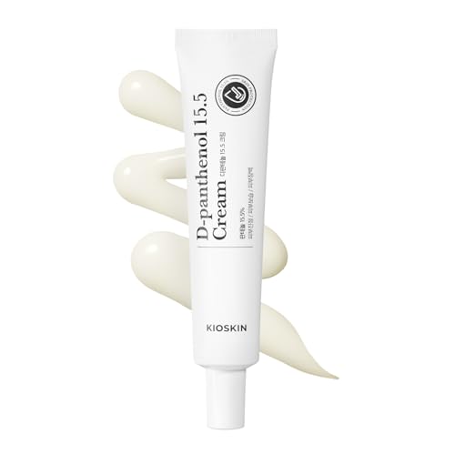 KIOSKIN 31% Reduction in Sebum & 15.5% High-Dose D-Panthenol – Calms Redness, Repairs Skin Barrier & Locks in Hydration – With Heartleaf Extract & Hyaluronic Acid – Korean Skincare Top Barrier Cream