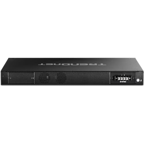 Image of TRENDnet Bundle 26-Port Industrial Gigabit L2 Managed Rackmount Switch, TI-RG262i,150W, 52V DC, 2.89A AC to DC DIN-Rail Power Supply, TI-S15052