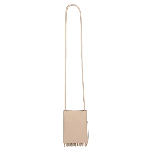 Women Mini Fringe Tassel PU Leather Crossbody Bag Hobo Bag Cell Phone Coin Purse Wallet3