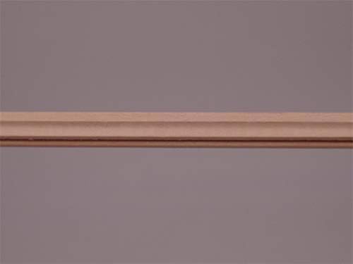 Dollhouse Miniature 1/12 Scale Wood Finishing Trim for Staircase Balcony Solid Wood Railing; L 30cm, 0.8cm * 10 Pieces