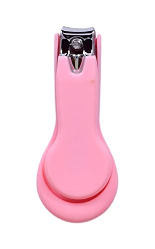 Image of Baby Scissors and Nail Clipper set /4-In-1 Baby Grooming Kit in Plastic Box Packing-Pink
