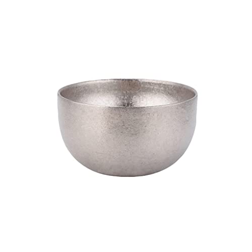 WNDUOKXH Teacup Multi Color Cup Hold und Alkali Portable Tasse Beautiful Camping, Silber Cover