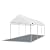 King Canopy Hercules 10-Feet by 20-Feet, 2-Inch Steel Frame, 8-Leg, Carport, White