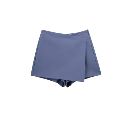 Jupe-short asymétrique de plage pour femme taille haute rétro XS