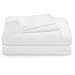 Casa Platino Bedding Sheets & Pillowcases,100% Brushed Microfiber Pre-Washed Queen Sheet Set,Ultra Soft and Breathable Bed Sheets for Queen Size Bed,15 inch Deep Pocket White Queen Sheets
