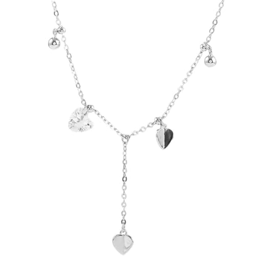 Pendentif cœur rond YZCIS en cristal de haute clarté, l'excellence de la bijouterie fine.