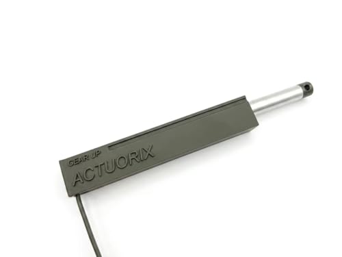 Image of Actuorix Gear Up Electric Linear Actuator, 100mm Stroke, 12V DC, Metal Gearbox, Built-in Limit Switches, for Robotics and Automation