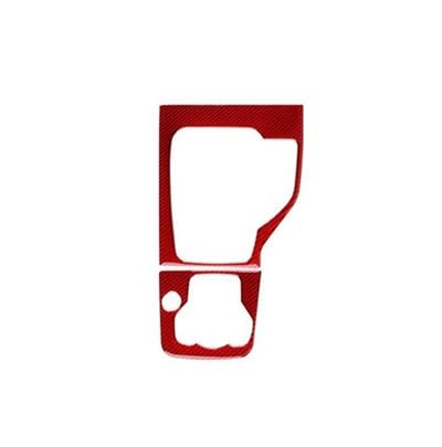LHD Car Automatic Gear Shift Panel Interior Trim Sticker for Mazda 3 for Axela 2014-2016 Truck(RHD Red)