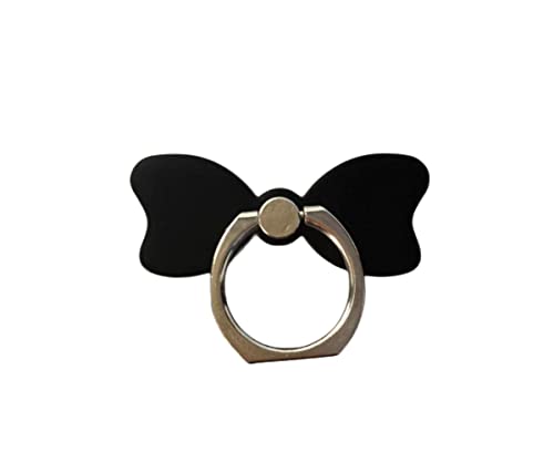 MuStone Soporte de anillo para teléfono móvil, forma de mariposa, soporte de anillo de soporte para teléfono móvil, rotación de 360 grados, soporte de metal para todos los phones, iPhone, Samsung