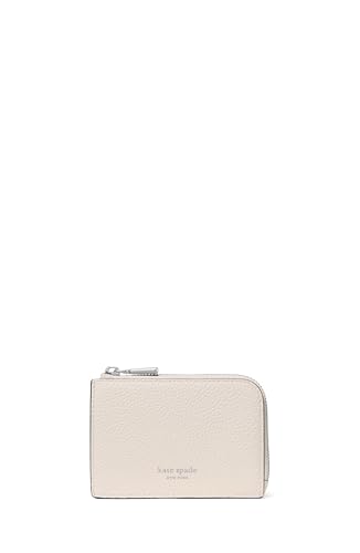 kate spade new york Mini Zip Card Case Pebbled Leather Mini Zip Card Case