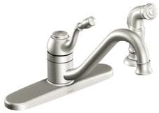 Moen CA87009SRS Kitchen Faucet with Side Spray from The Lindley Collection, Spot Resist Stainless