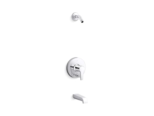 Kit de recorte para baño y ducha Pitch Rite-Temp con desviador de botón pulsador, sin cabezal de ducha miniatura 1