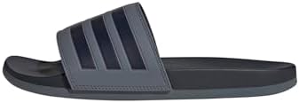adidas Adilette Comfort Slides, Chanclas Unisex adulto, Core Black / Cloud White, 38 EU