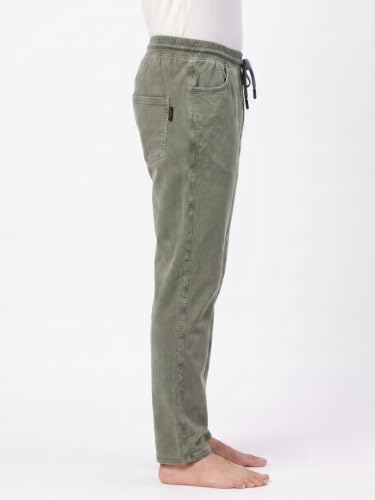 Image of Men's RFD Wash Finished Cotton Track Pants| Lightweight, Breathable & Highly Stretchable Fabric| Denim Look| Perfect for Office, Party, Holiday & Travel (RSM-01 /25)