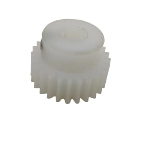 Cylindrical Drive 1pcs 0.8 Module 18T POM Spur Gear with Step 16mm Diameter 8mm Teeth Thickness 0.8M 18 Teeth Straight Teeth Gear Rack Machinery(5MM BORE)