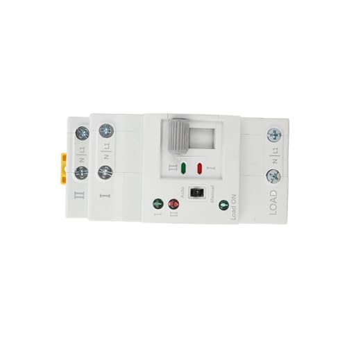 Dual Power Automatic Transfer Switch 2P 16A ATS PC Material Generator Umschalter Elektrische Wahlschalter (220VAC)