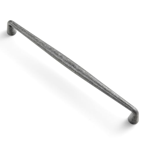 Goo-Ki Weathered Nickel Zinc Alloy Cabinet Handles - 6.3''(160mm) Hole Center Affordable Luxury Cabinet Pull Hardware for Bedroom, Kitchen, 6 Pack