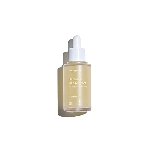 Face Republic Vita Capsule Luminous Serum 45mL | Vegan Certified | Radiant Glow for Dull, Dry Skin | Mild Serum | Korean Skin Care