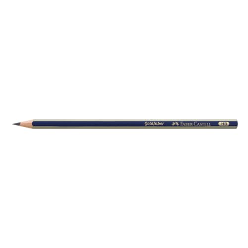 Lápices Faber-Castell Gold 1221 HB Negro Pack 12 miniatura 2
