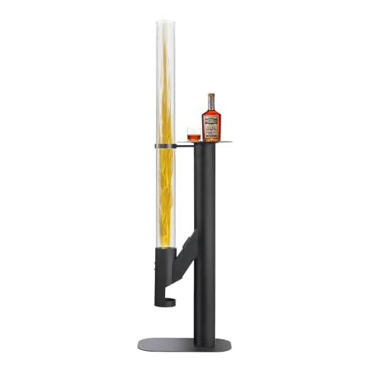 Rayzi 67 Inch Outdoor Pellet Heater, Patio Heater Wood Pellet Stove, Pellet Fire Pit for Outdoor - Smokeless Wood Pellet Burning Flame, Outside Backyard Bonfire, Fireplace for Camping Garden Picnic