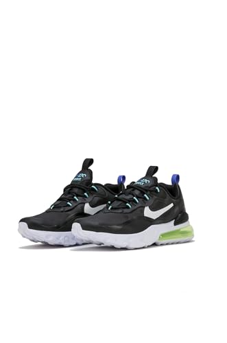 Nike Air Max 270 React GS Running Trainers CZ4212 Sneakers Shoes (UK 3.5 us 4Y EU 36, Black White Laser Orange 001)2