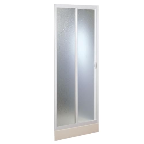 Forte Puerta de Ducha 130 CM de Acrílico Mod. Mercurio con Apertura Lateral